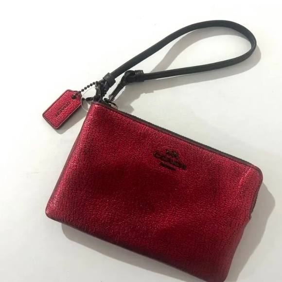 COACH Leather Wristlet Wallet - Picture 2 of 11